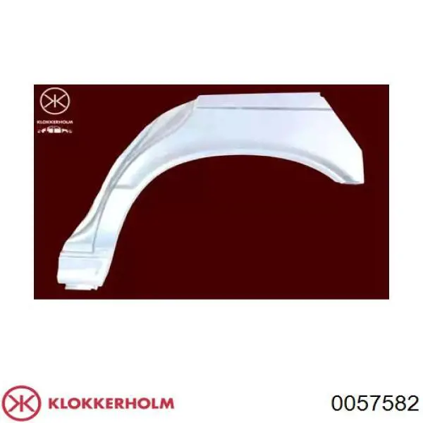 Ремонтна частина арки крила заднього, правого Klokkerholm 0057582 ціна, від 25.13 USD