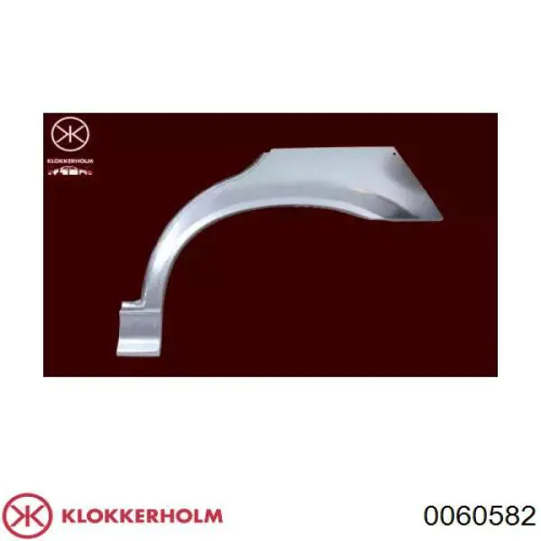 Ремонтна частина арки крила заднього, правого Klokkerholm 0060582 ціна, від 16.71 USD