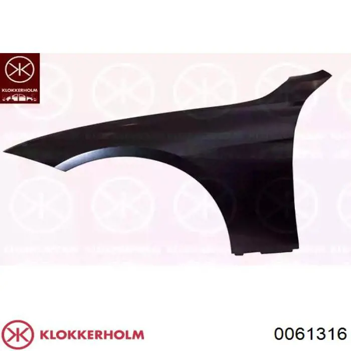 Крило переднє праве Klokkerholm 0061316 ціна, від 48.79 USD