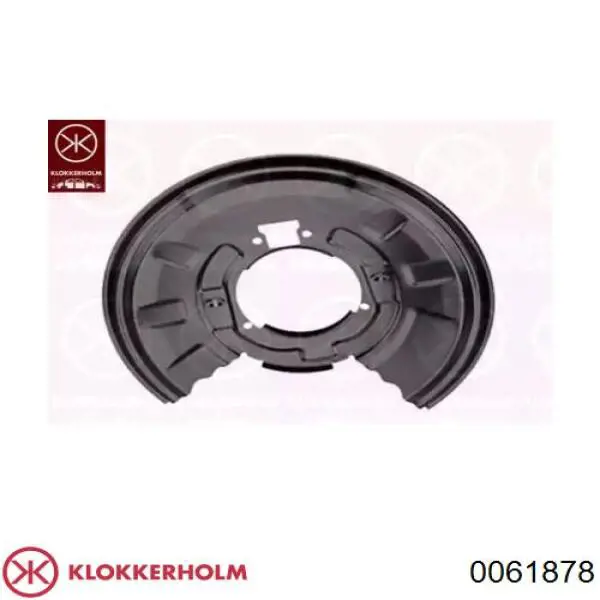 Захист гальмівного диска заднього, правого Klokkerholm 0061878 ціна, від 16.94 USD