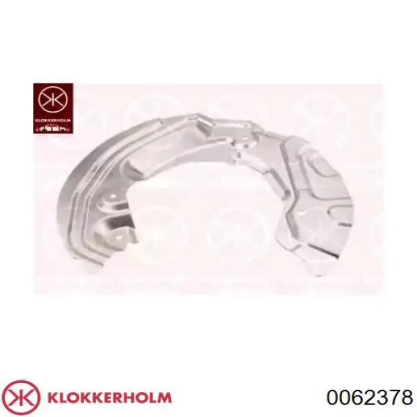 Захист гальмівного диска, переднього, правого Klokkerholm 0062378 ціна, від 13.04 USD