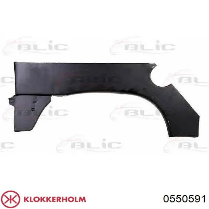 Купити 0550591 Klokkerholm Ремонтна частина арки крила заднього, лівого
