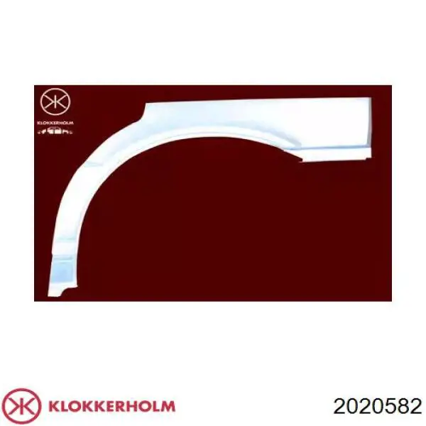 Ремонтна частина арки крила заднього, правого Polcar 3016845 ціна, від 14.75 USD