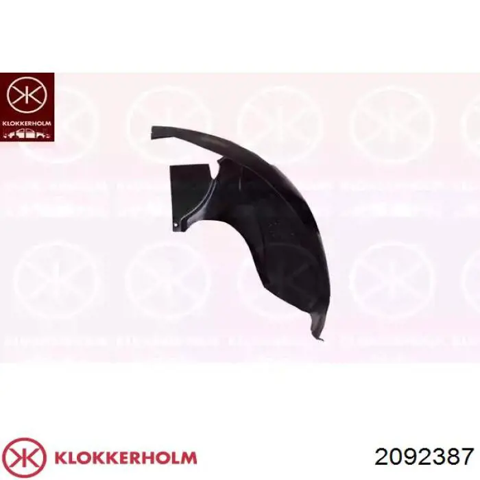 Підкрилок переднього крила, лівий Klokkerholm 2092387 ціна, від 9.80 USD