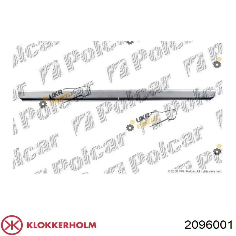 FP2096001 Klokkerholm Поріг зовнішній лівий
