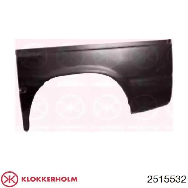 Ремонтна частина арки крила заднього, правого Klokkerholm FP2515532 ціна, від 38.12 USD