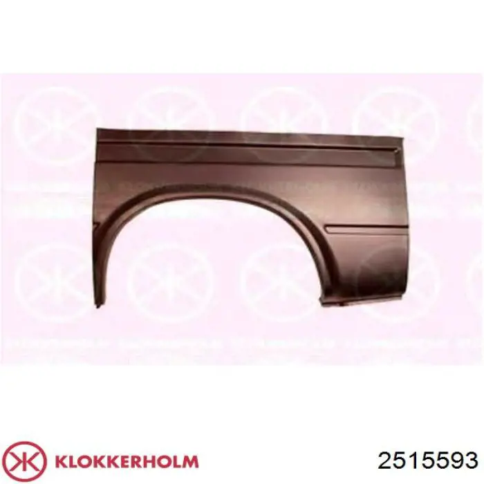 Ремонтна частина арки крила заднього, лівого 2515593 Klokkerholm