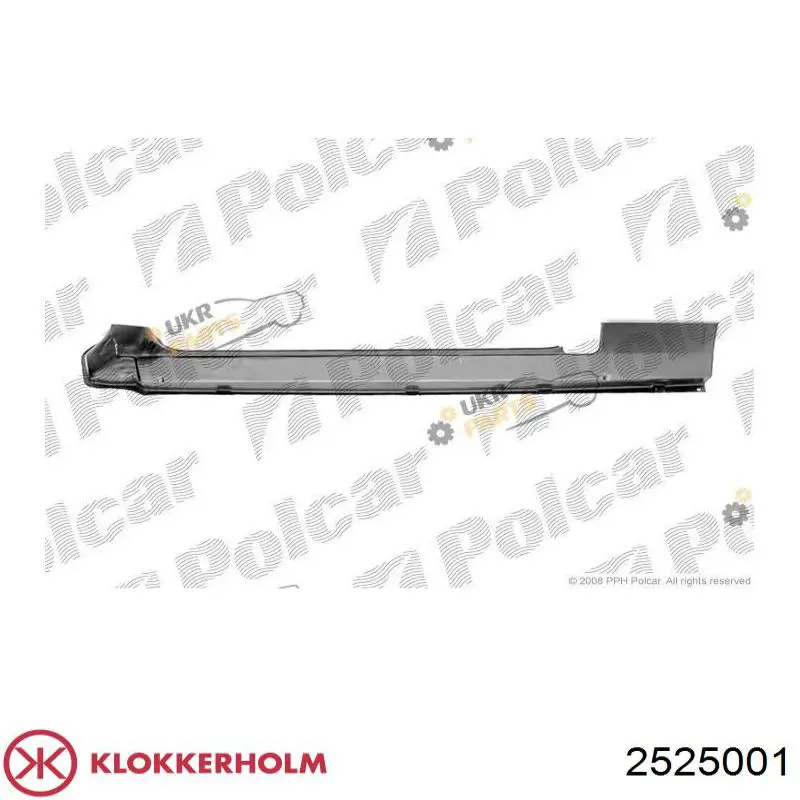 Купити FP2525001 Klokkerholm Поріг зовнішній лівий