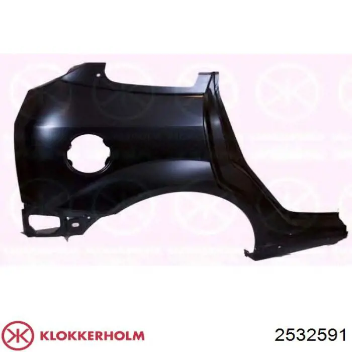 Ремонтна частина арки крила заднього, лівого Klokkerholm FP2532591 ціна, від 80.58 USD