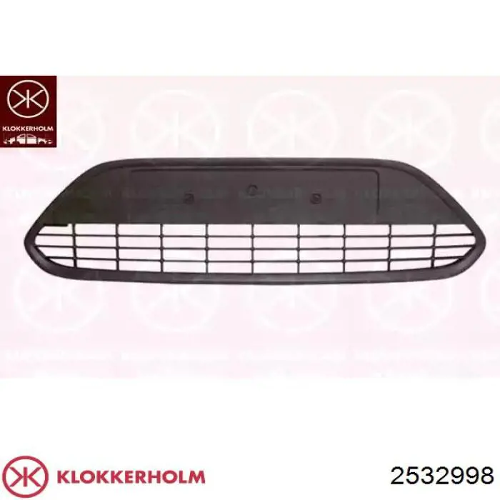 2532998 Klokkerholm решітка переднього бампера