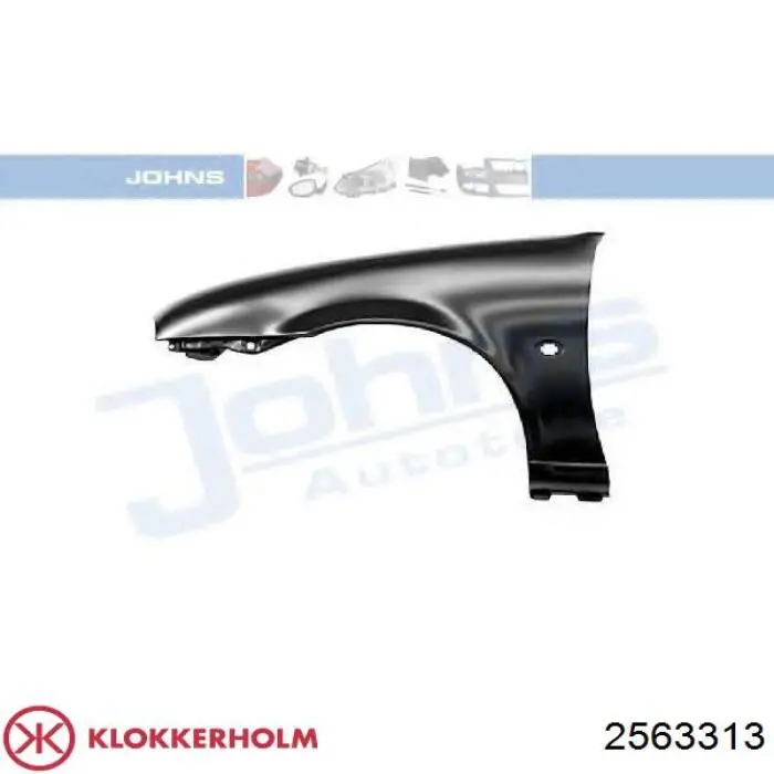 Ліве переднє крило Polcar 321102 ціна, від 31.96 USD