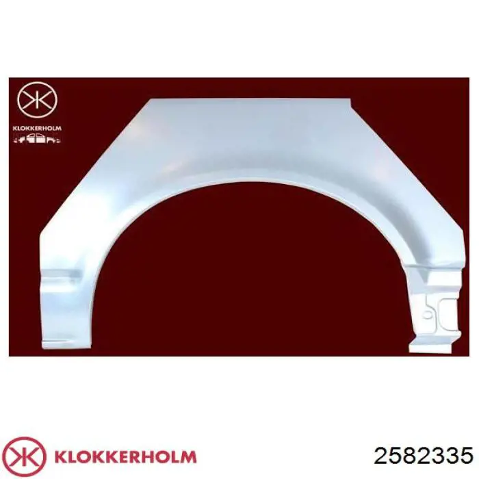 Ліве переднє крило Klokkerholm 2582335 ціна, від 37.36 USD
