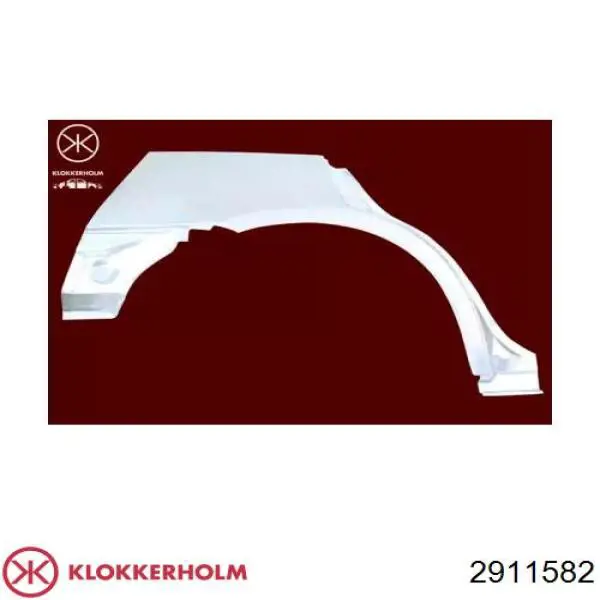 Ремонтна частина арки крила заднього, правого Klokkerholm FP2911582 ціна, від 46.36 USD
