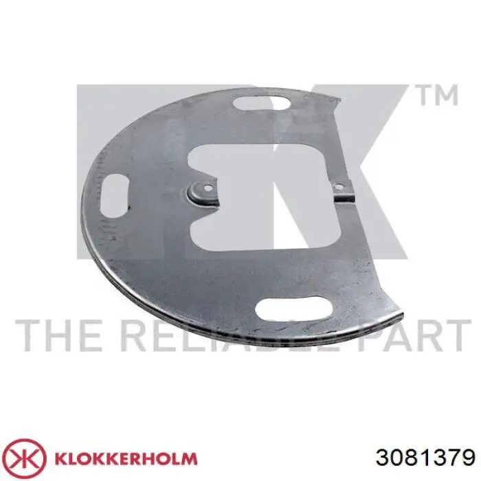 3081379 Klokkerholm захист гальмівного диска переднього