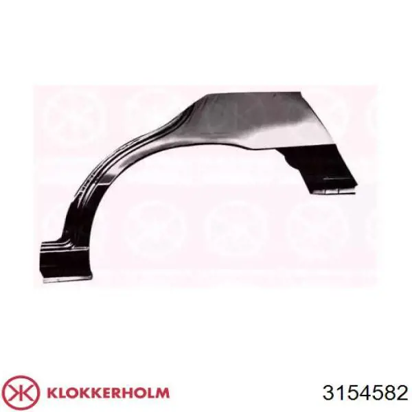 Купити 3154582 Klokkerholm Ремонтна частина арки крила заднього, правого