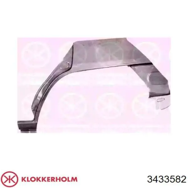 Ремонтна частина арки крила заднього, правого Klokkerholm 3433582 ціна, від 57.45 USD
