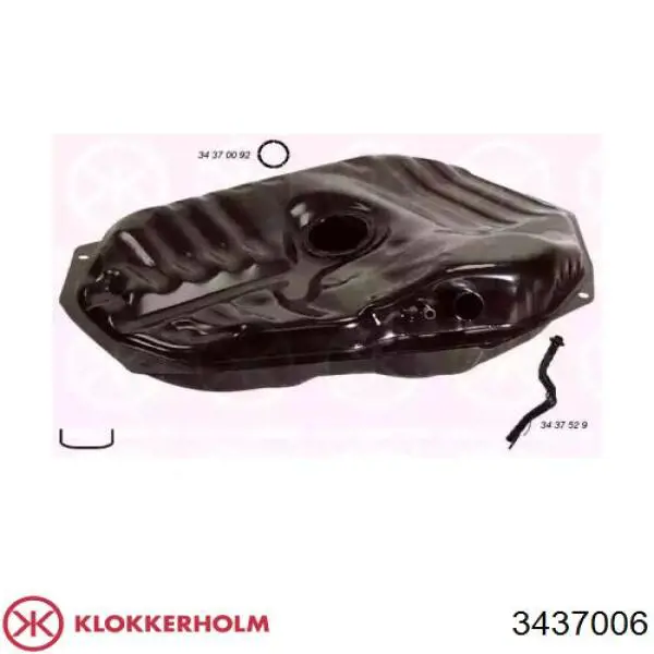 3437006 Klokkerholm Бак паливний