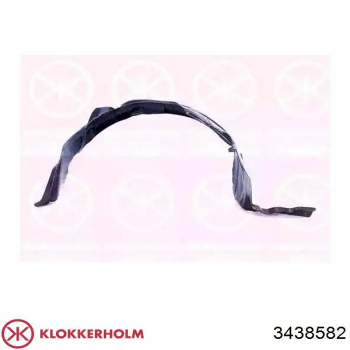 3438582 Klokkerholm Ремонтна частина арки крила заднього, правого