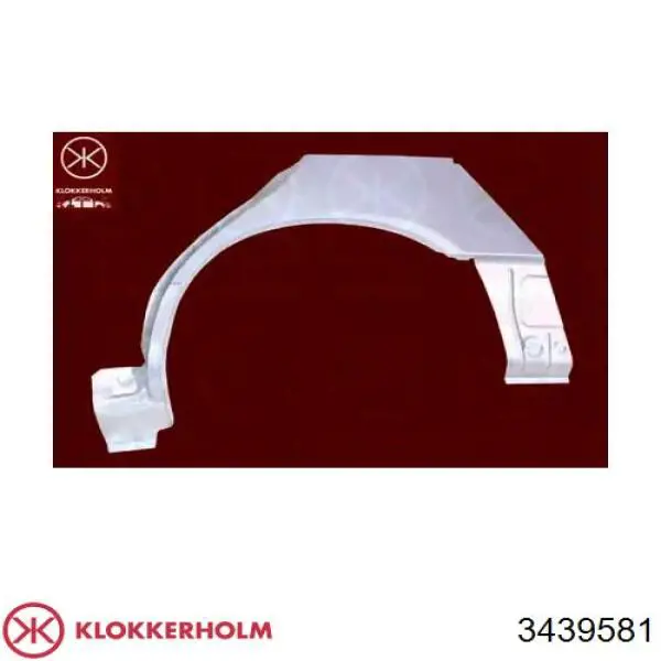 Ремонтна частина арки крила заднього, лівого FP3439581 Klokkerholm