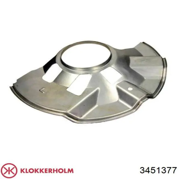 3451377 Klokkerholm захист гальмівного диска, переднього, лівого