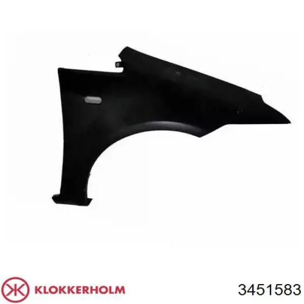 3451583 Klokkerholm Ремонтна частина арки крила заднього, лівого