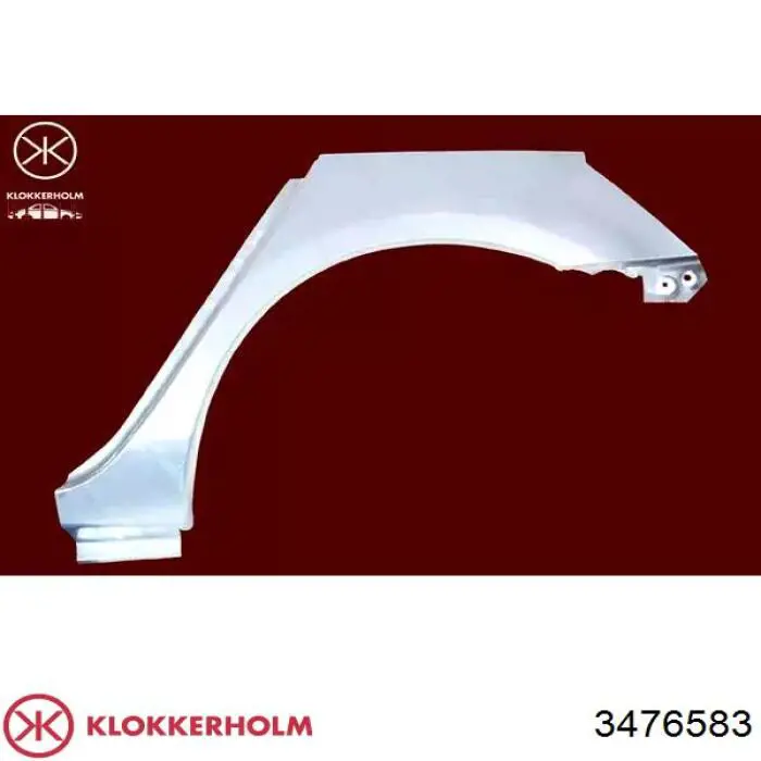 FP3476583 Klokkerholm Ремонтна частина арки крила заднього, лівого