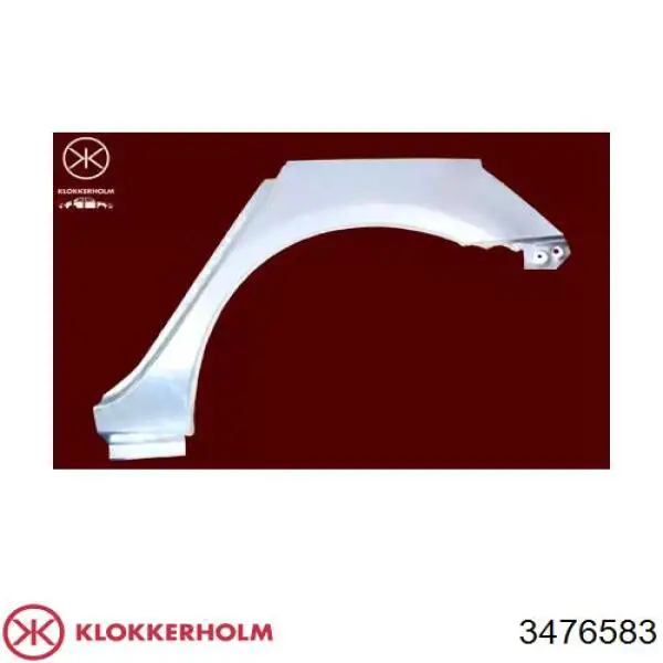 Ремонтна частина арки крила заднього, лівого Klokkerholm FP3476583 ціна, від 89.42 USD