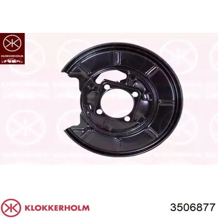 Захист гальмівного диска заднього, лівого Klokkerholm 3506877 ціна, від 17.33 USD