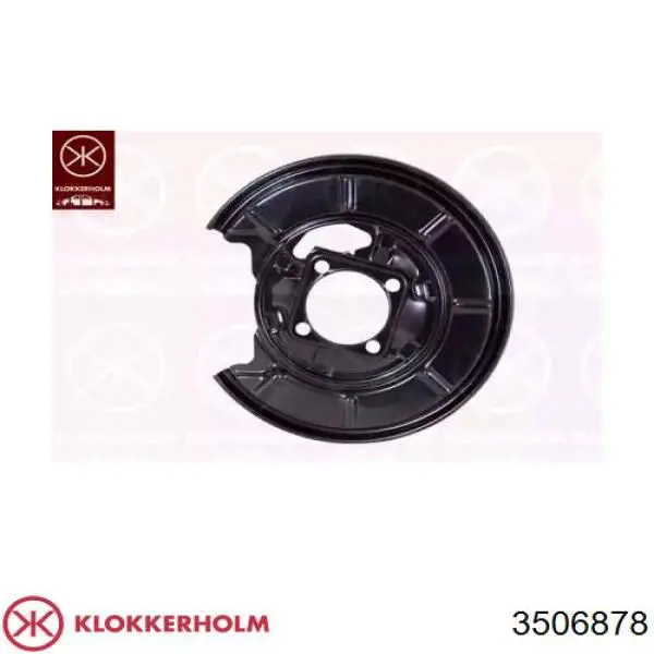Купити 3506878 Klokkerholm Захист гальмівного диска заднього, правого