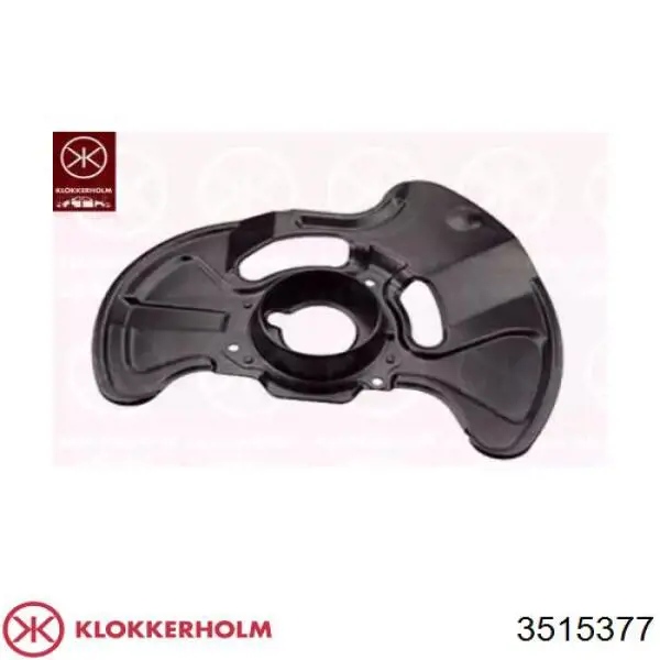 Захист гальмівного диска, переднього, лівого Klokkerholm 3515377 ціна, від 16.93 USD