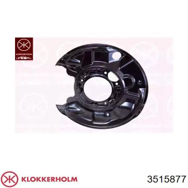 Купити 3515877 Klokkerholm Захист гальмівного диска заднього, лівого