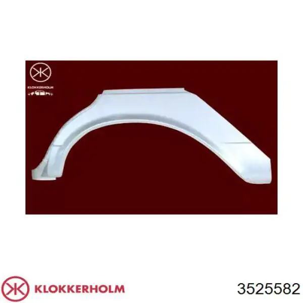 Ремонтна частина арки крила заднього, правого Klokkerholm 3525582 ціна, від 28.23 USD
