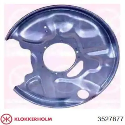 Купити 3527877 Klokkerholm Захист гальмівного диска заднього, лівого