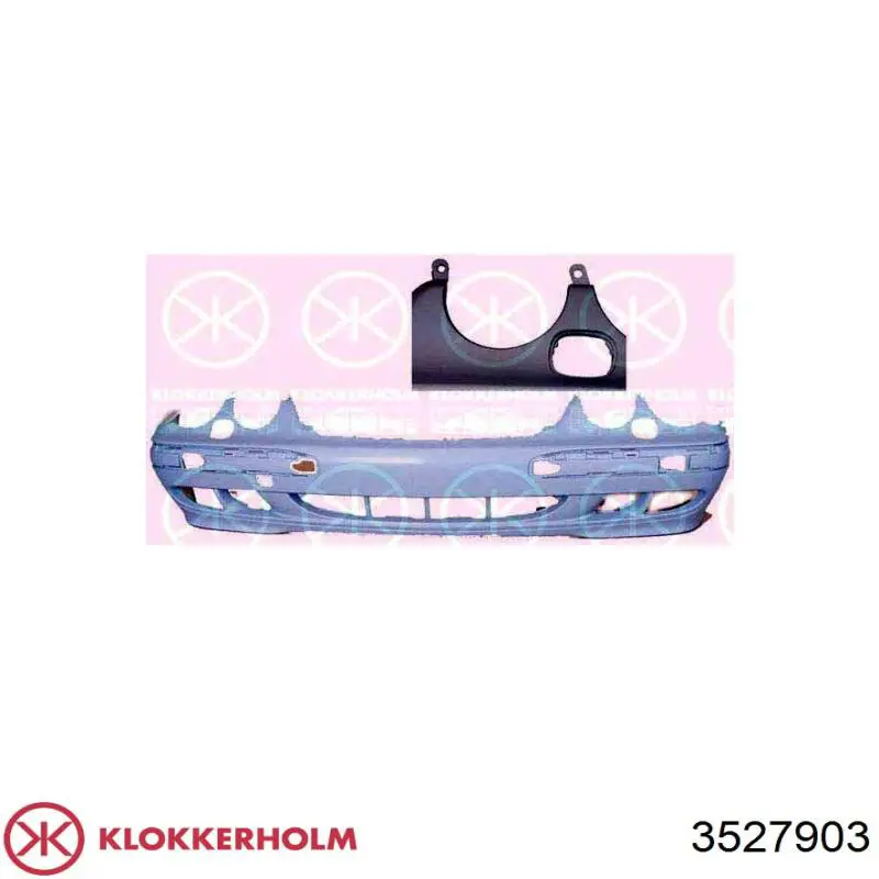 Купити 3527903 Klokkerholm Буфер (бампер) передній