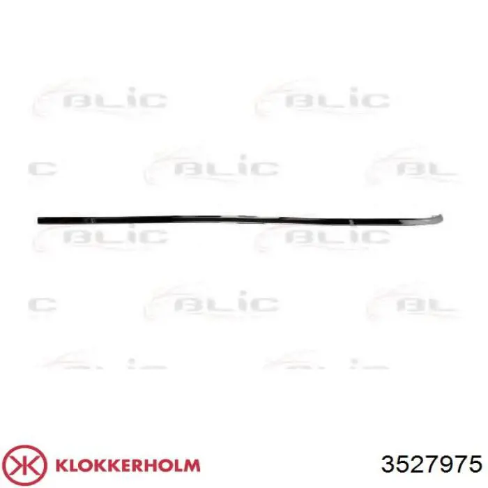 A2108852721 Mercedes Молдинг заднього бампера, лівий