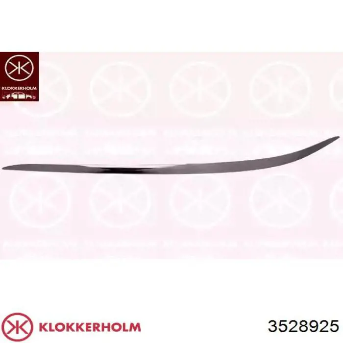 Молдинг переднього бампера, лівий PBZ04058MAL Signeda