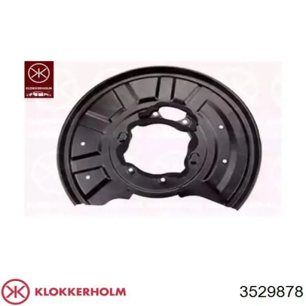 Захист гальмівного диска заднього, правого Klokkerholm 3529878 ціна, від 19.00 USD