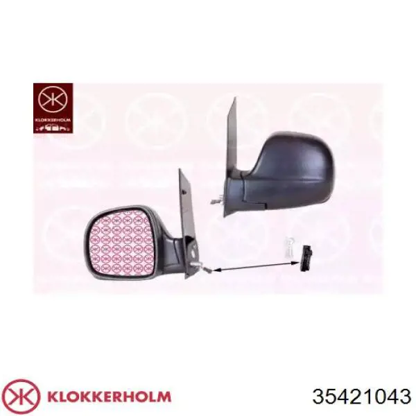 Ліве бокове дзеркало A6398106316 Mercedes
