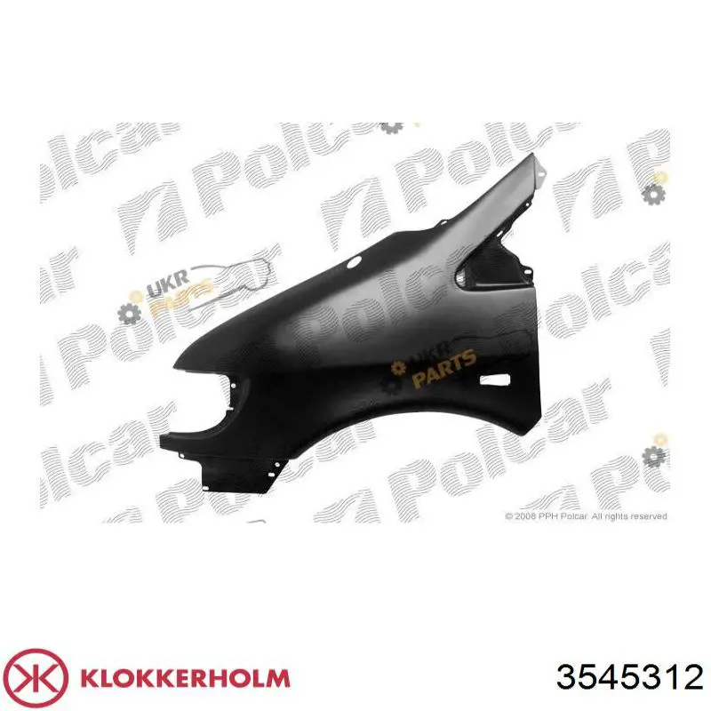 Переднє праве крило Mercedes A6016200124