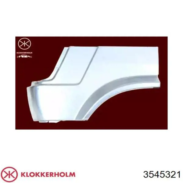 Ліве переднє крило Klokkerholm 3545321 ціна, від 24.33 USD
