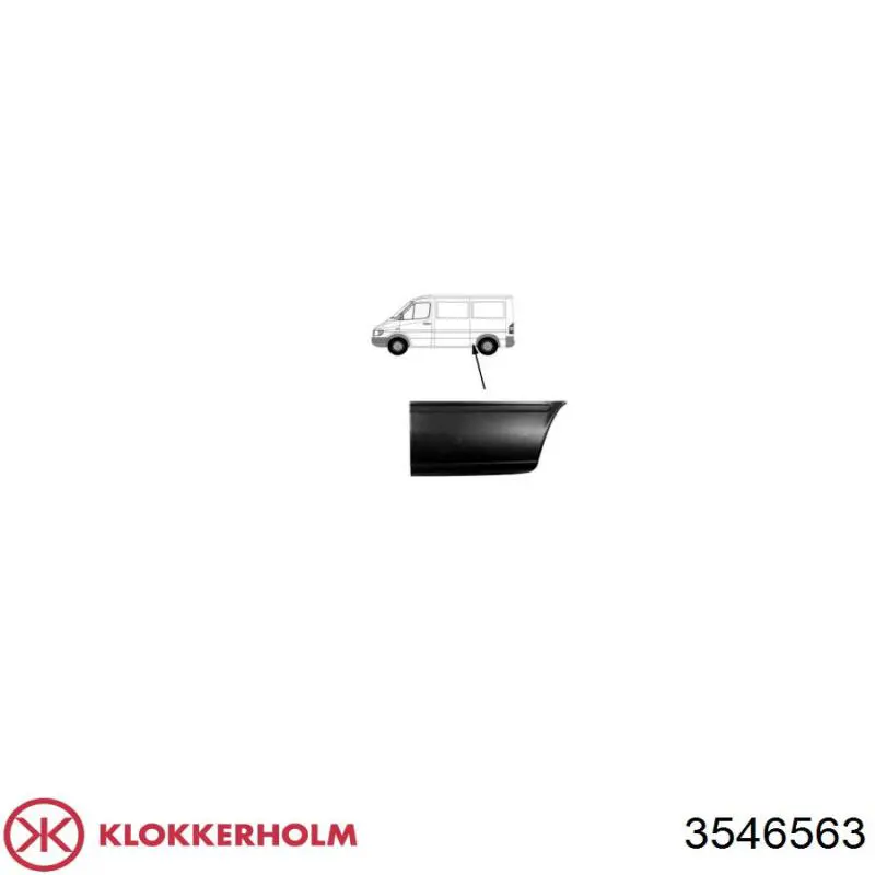 Ремонтна частина арки крила заднього, лівого Polcar 50628382 ціна, від 23.26 USD