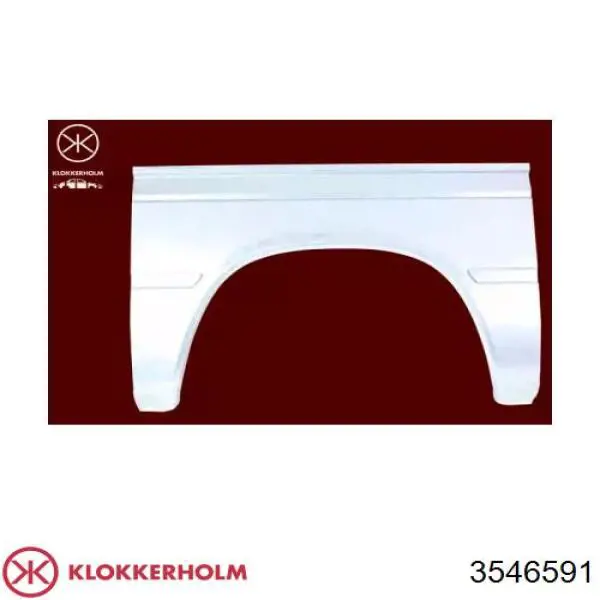 Арка крила заднього ліва/права Klokkerholm 3546591 ціна, від 48.86 USD