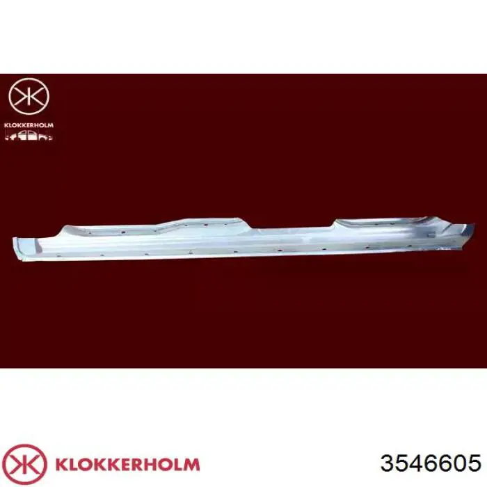 Ремонтна частина арки крила заднього, лівого 3546605 Klokkerholm