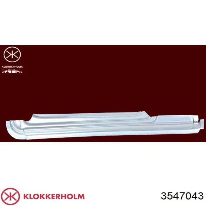 3547043 Klokkerholm Поріг зовнішній лівий