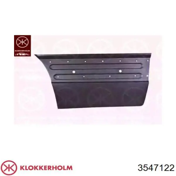 Ремонтна частина передніх дверей 3547122 Klokkerholm