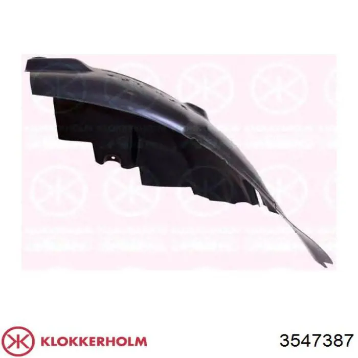 3547387 Klokkerholm підкрилок переднього крила, лівий задній