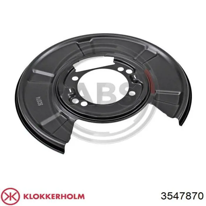 Захисний кожух гальмівного диска, заднього Klokkerholm 3547870 ціна, від 15.94 USD