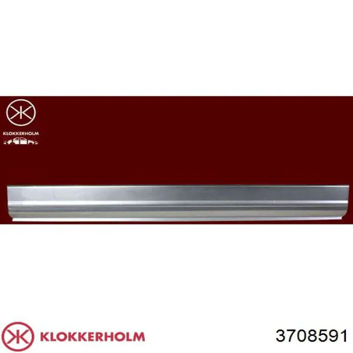 3708591 Klokkerholm Ремонтна частина арки крила заднього, лівого