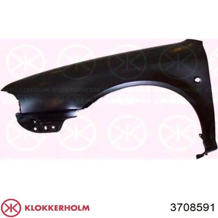 Ремонтна частина арки крила заднього, лівого Klokkerholm 3708591 ціна, від 89.24 USD