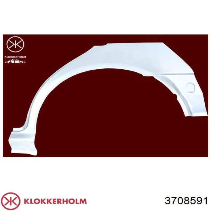 Купити 3708591 Klokkerholm Ремонтна частина арки крила заднього, лівого